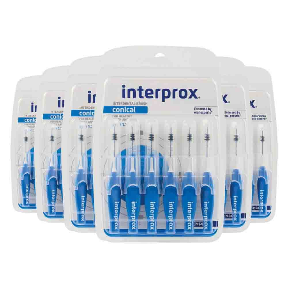 6x Interprox Ragers Conical Blauw PHD 1.7 6 stuks