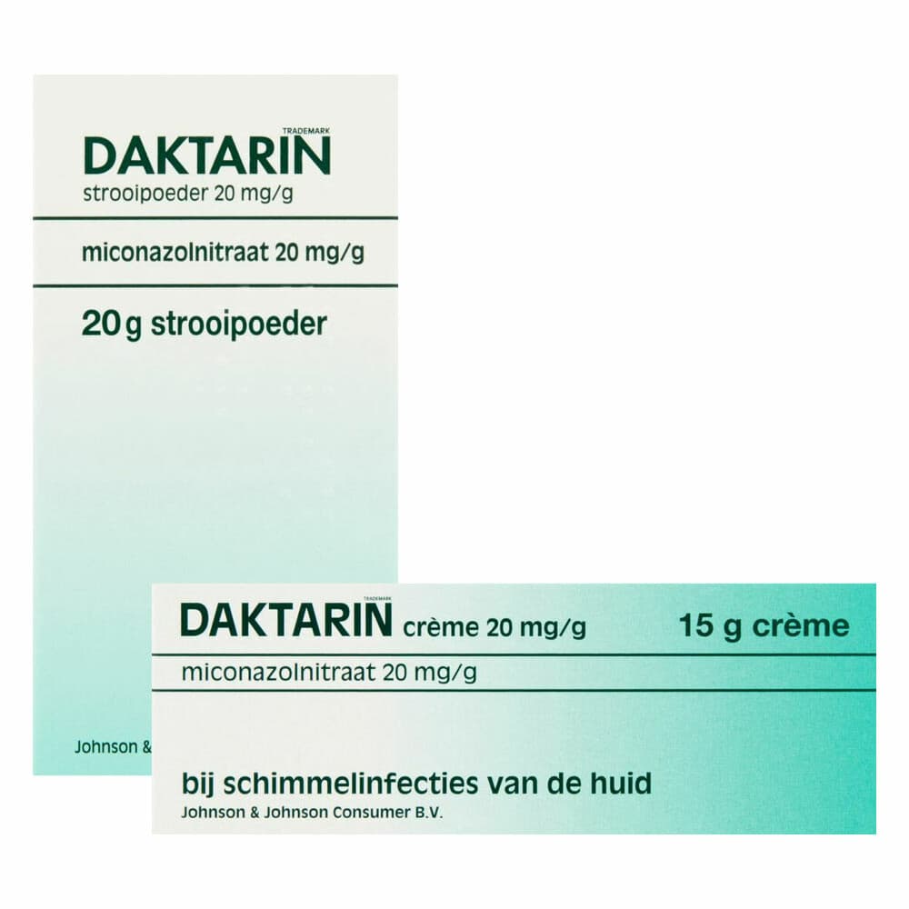 Daktarin Crème 15gr + Daktarin Strooipoeder 20gr Pakket