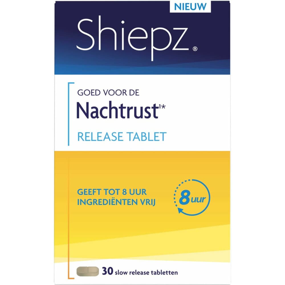 Gratis Verzending: Shiepz Nachtrust 8 uur 30 tabletten