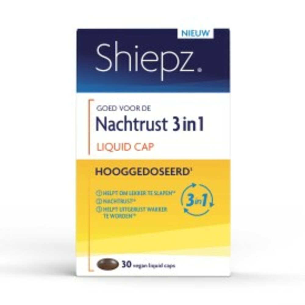 Gratis Verzending: Shiepz Nachtrust 3 in 1 Hooggedoseerd 30 capsules