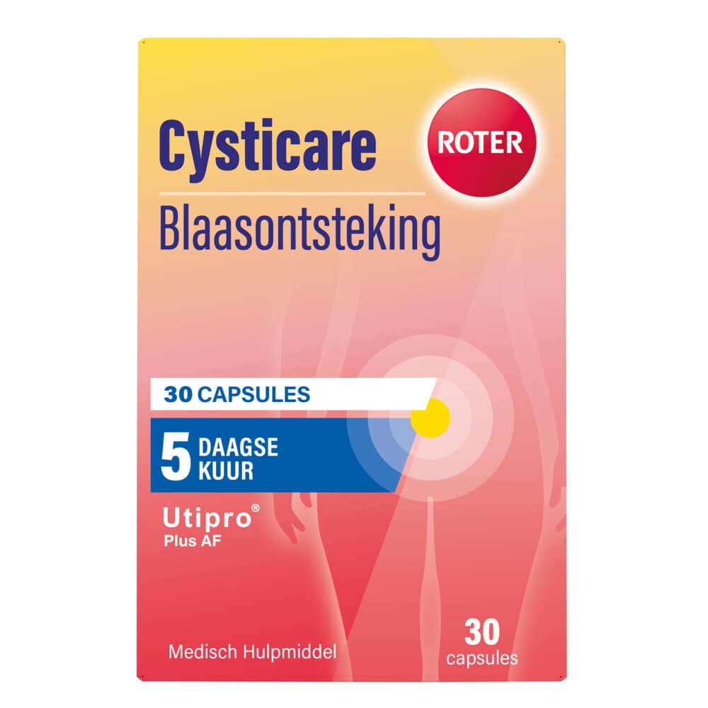2+2 gratis: Roter Cysticare 5 Daagse Kuur 30 capsules