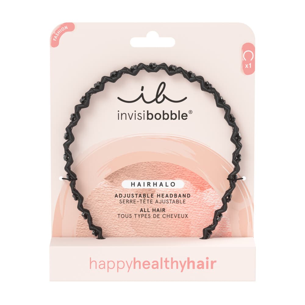 Invisibobble Hairhalo Black Sparkle