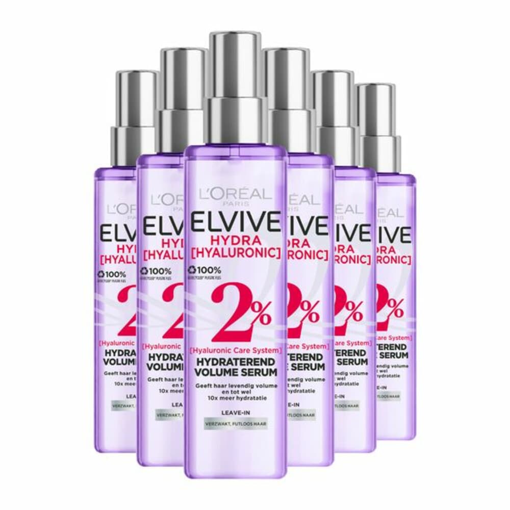 6x L'Oréal Elvive Hydra Hyaluronic Leave-in Spray