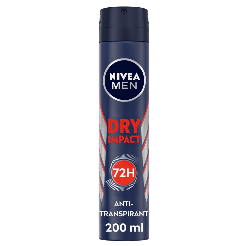 1+1 gratis: NIVEA Men Anti-Transpirant Spray Dry Impact 200 ml