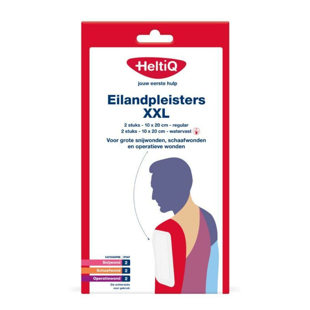 HeltiQ Eilandpleister XXL 4 stuks