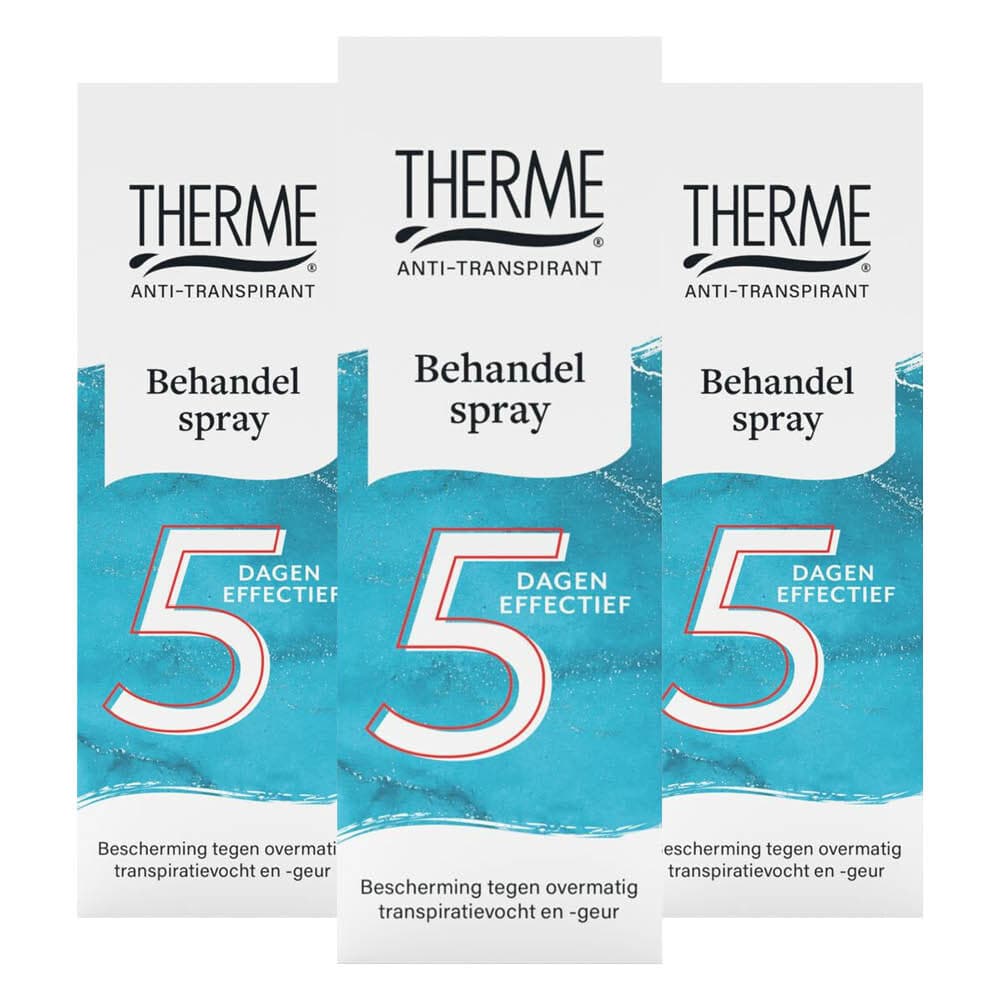 3x Therme Anti-Transpirant 5 Dagen Behandelspray 25 ml