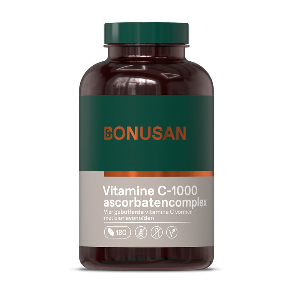 Gratis Verzending: Bonusan Vitamine C-1000 ascorbatencomplex 180 tabletten