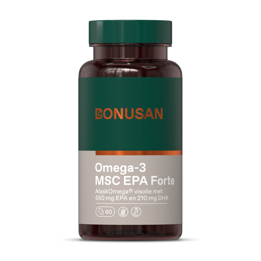 Gratis Verzending: Bonusan Omega 3 MSC EPA Forte 60 softgels