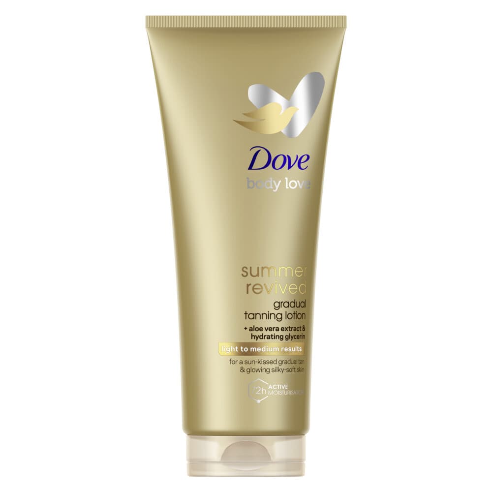 2+1 gratis: Dove Zelfbruinende Bodylotion Summer Revived Light-Medium 200 ml