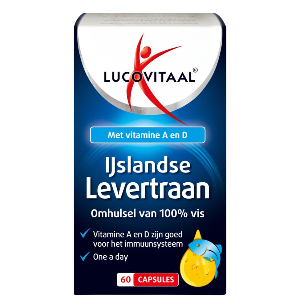 2+2 gratis: Lucovitaal IJslandse Levertraan 60 capsules