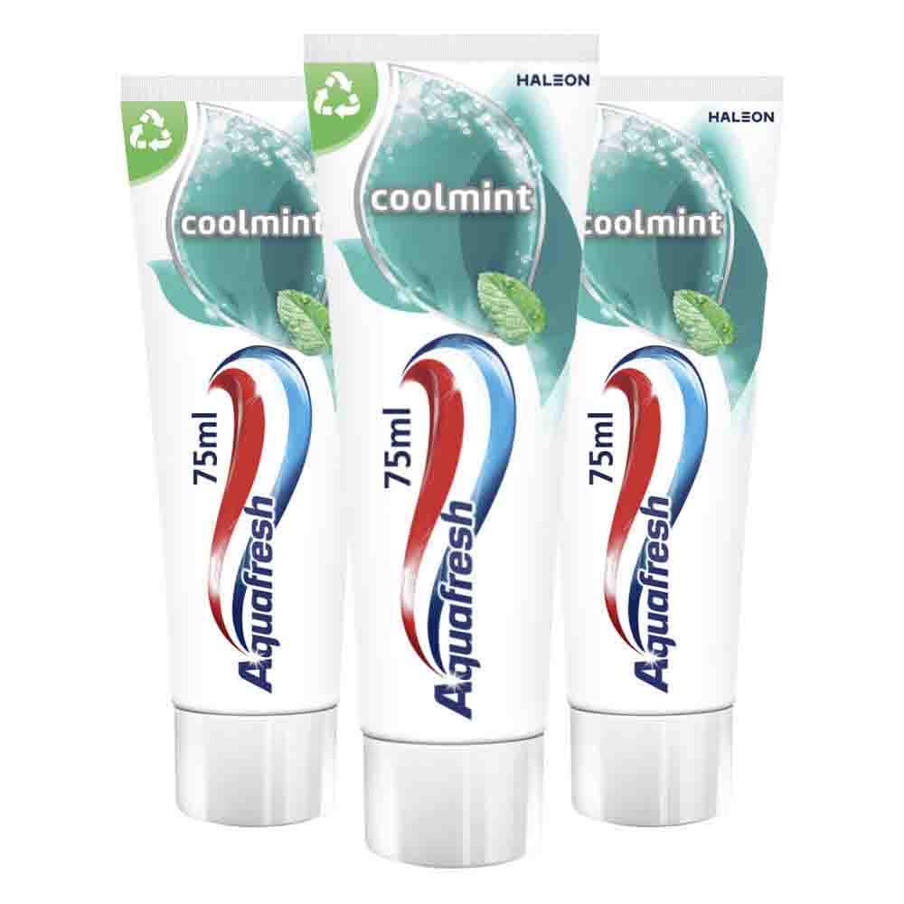 3x Aquafresh Tandpasta Coolmint 75 ml
