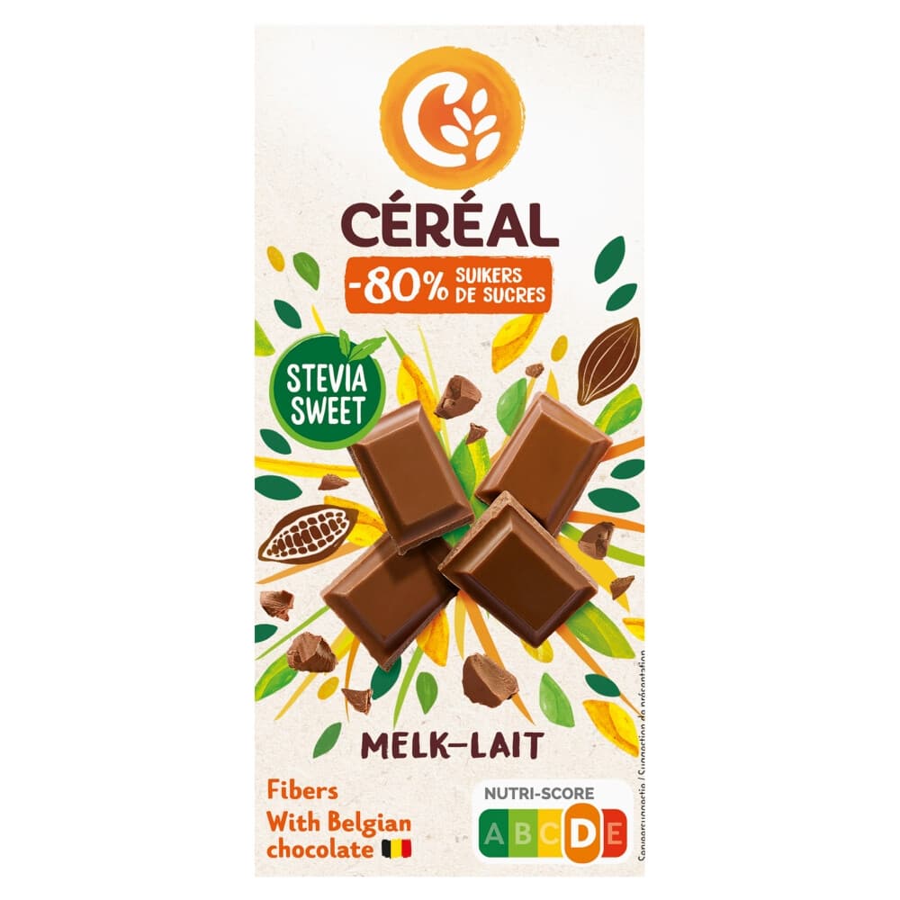Céréal Chocolade Tablet Melk-Chocolade 85 gr