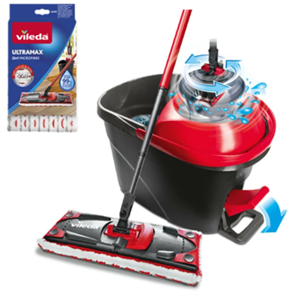 Vileda UltraMax TURBO Pedaalsysteem + Navulling Pakket