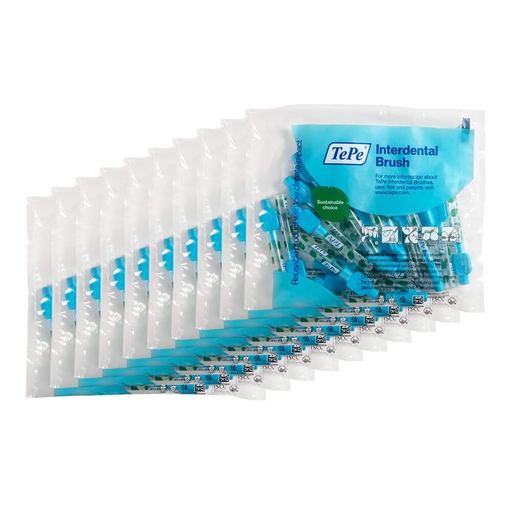 10x TePe Interdentale Ragers Original 0,6 mm Blauw 20 stuks