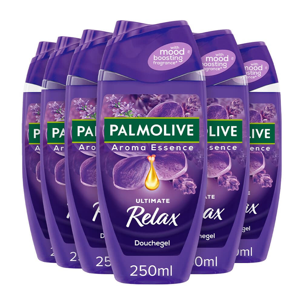 6x Palmolive Douchegel Aroma Essence Ultimate Relax 250 ml