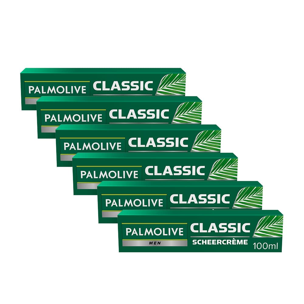 6x Palmolive Men Scheercrème Classic 100 ml