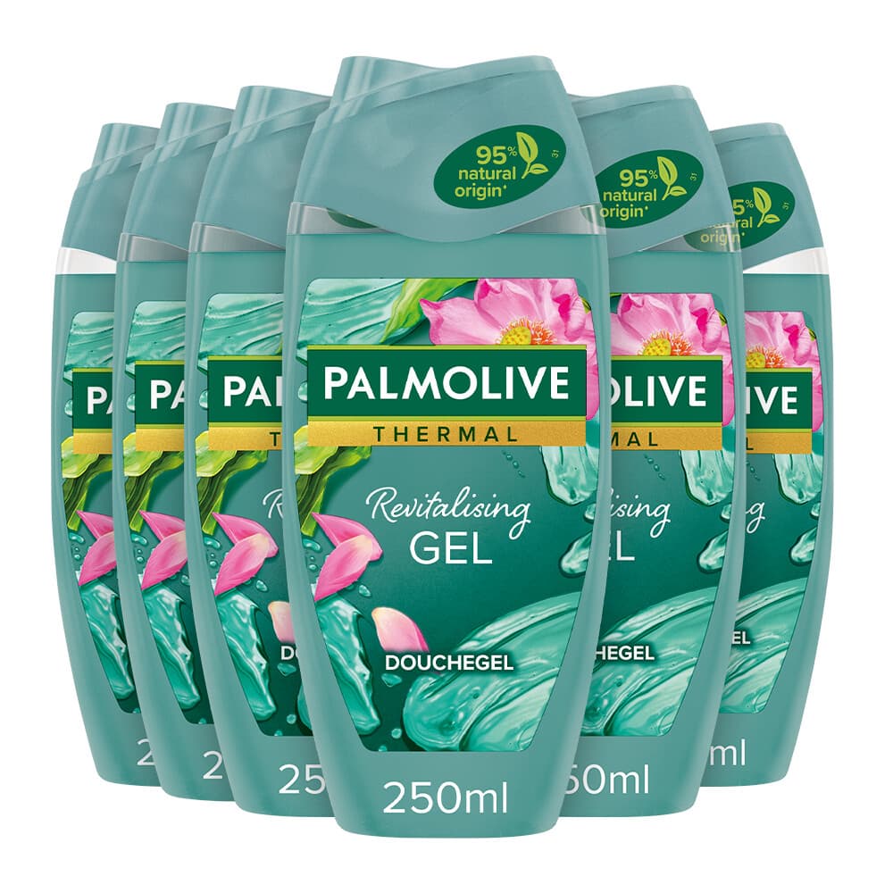 6x Palmolive Douchegel Thermal Revitalising Gel 250 ml