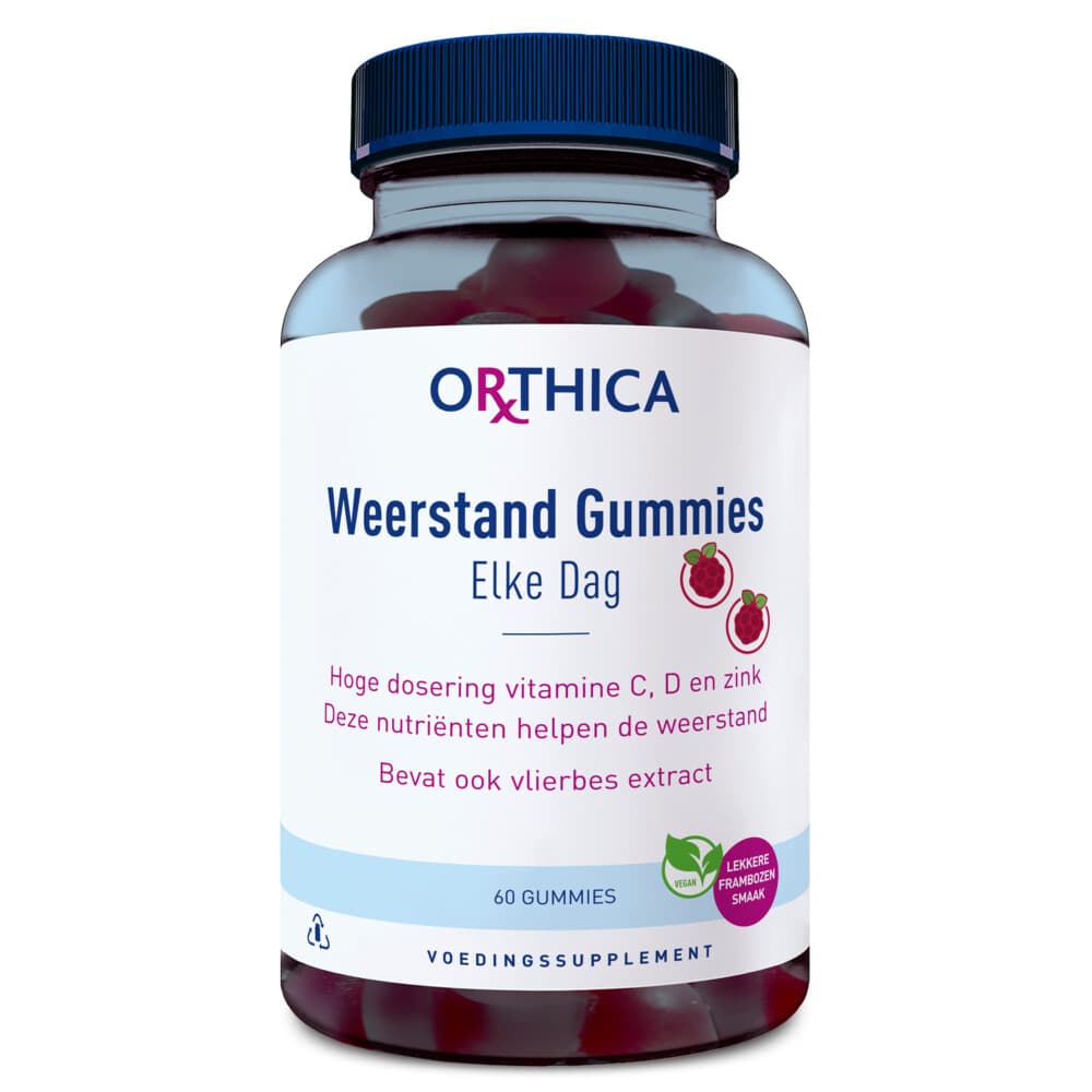 Gratis Verzending: Orthica Weerstand Gummies 60 stuks