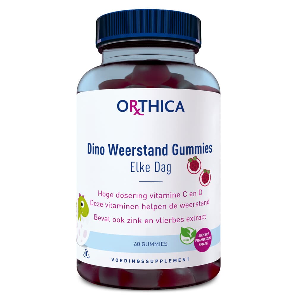 Gratis Verzending: Orthica Dino Weerstand Gummies 60 stuks