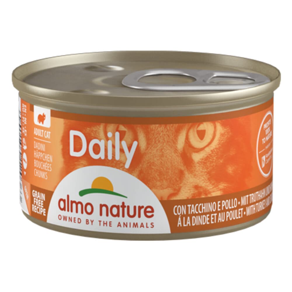 Almo Nature Daily Menu Kattenvoer Nat Blikje Kalkoen&Kip 85 gr