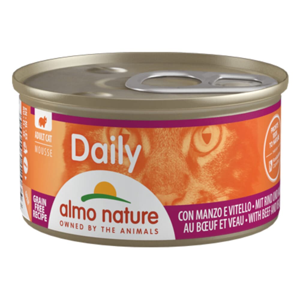 Almo Nature Daily Menu Mousse Kattenvoer Nat Rund 85 gr