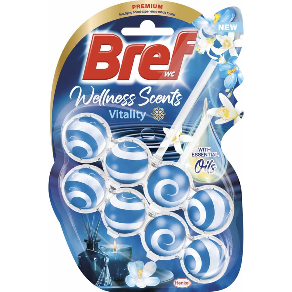 Bref Toiletblok Wellness Scents Vitality 2 stuks