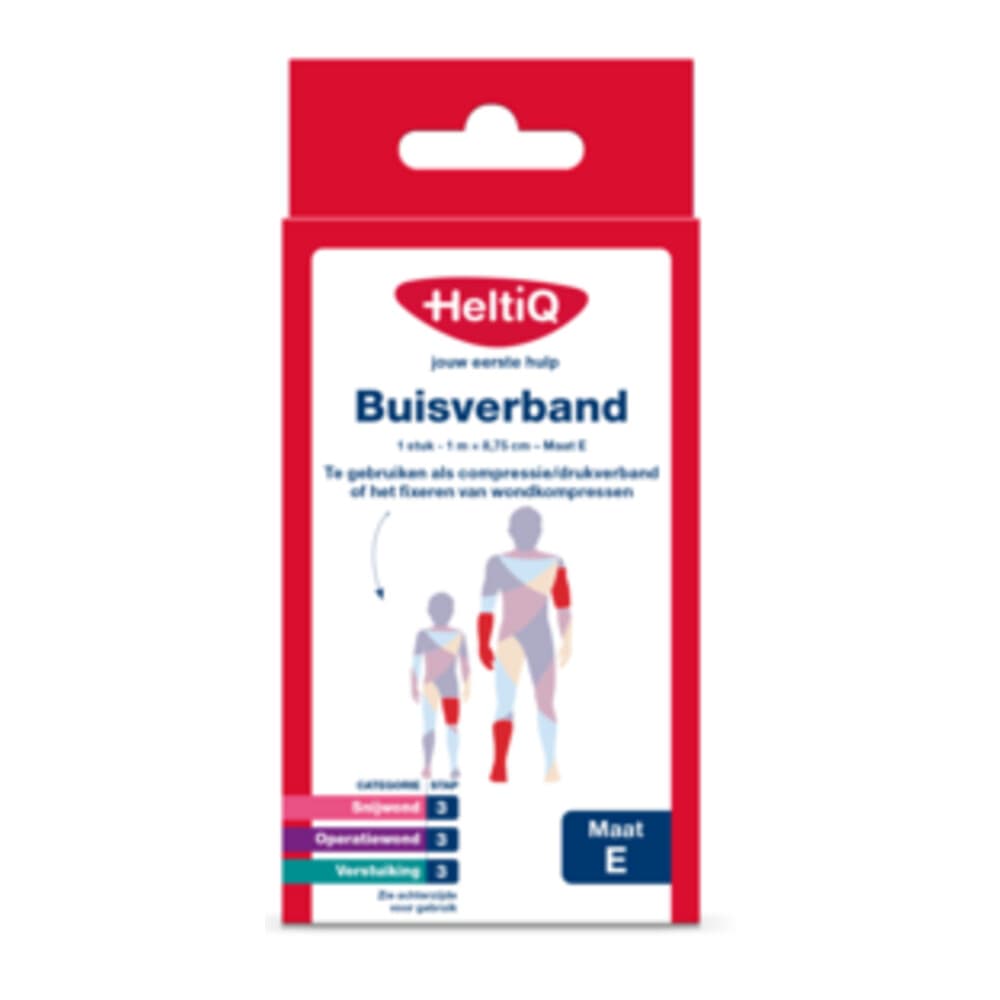 HeltiQ Buisverband Maat E 1m x 8,75cm