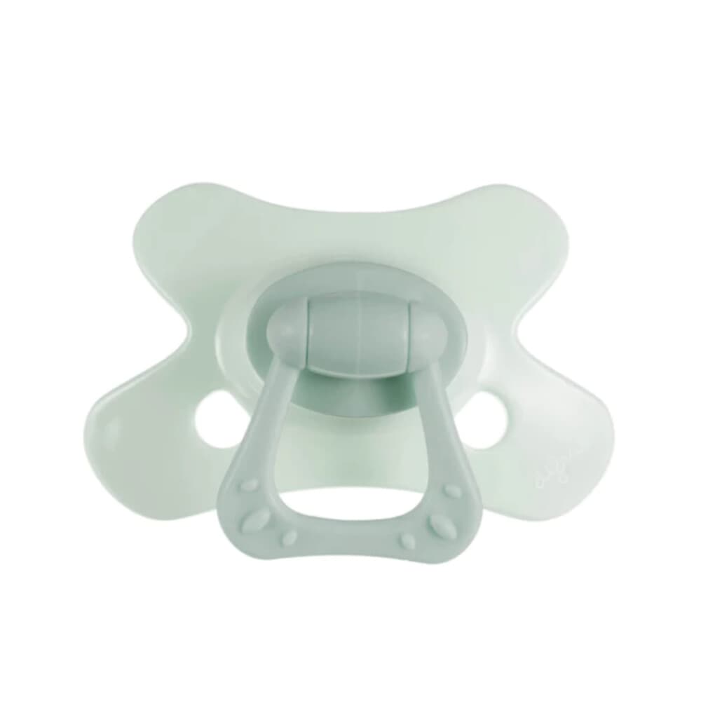 2x Difrax Fopspeen Natural 18+ mnd Grijs