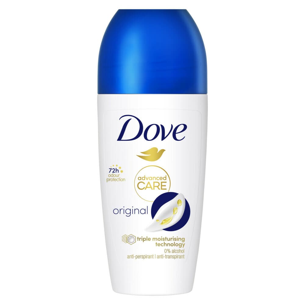 2+1 gratis: Dove Deodorant Roller Original 50 ml