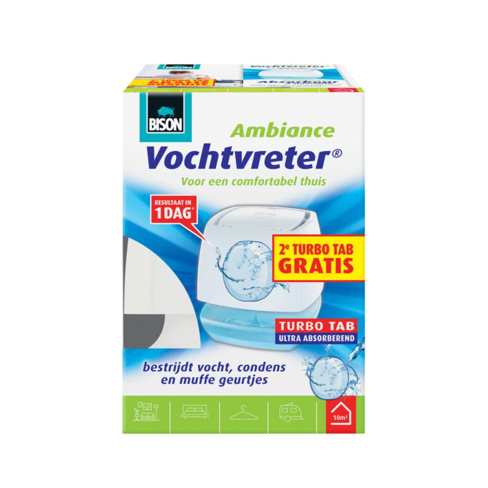 Bison Vochtvreter + 2 Navullingen Ambiance 2 x 100 gr