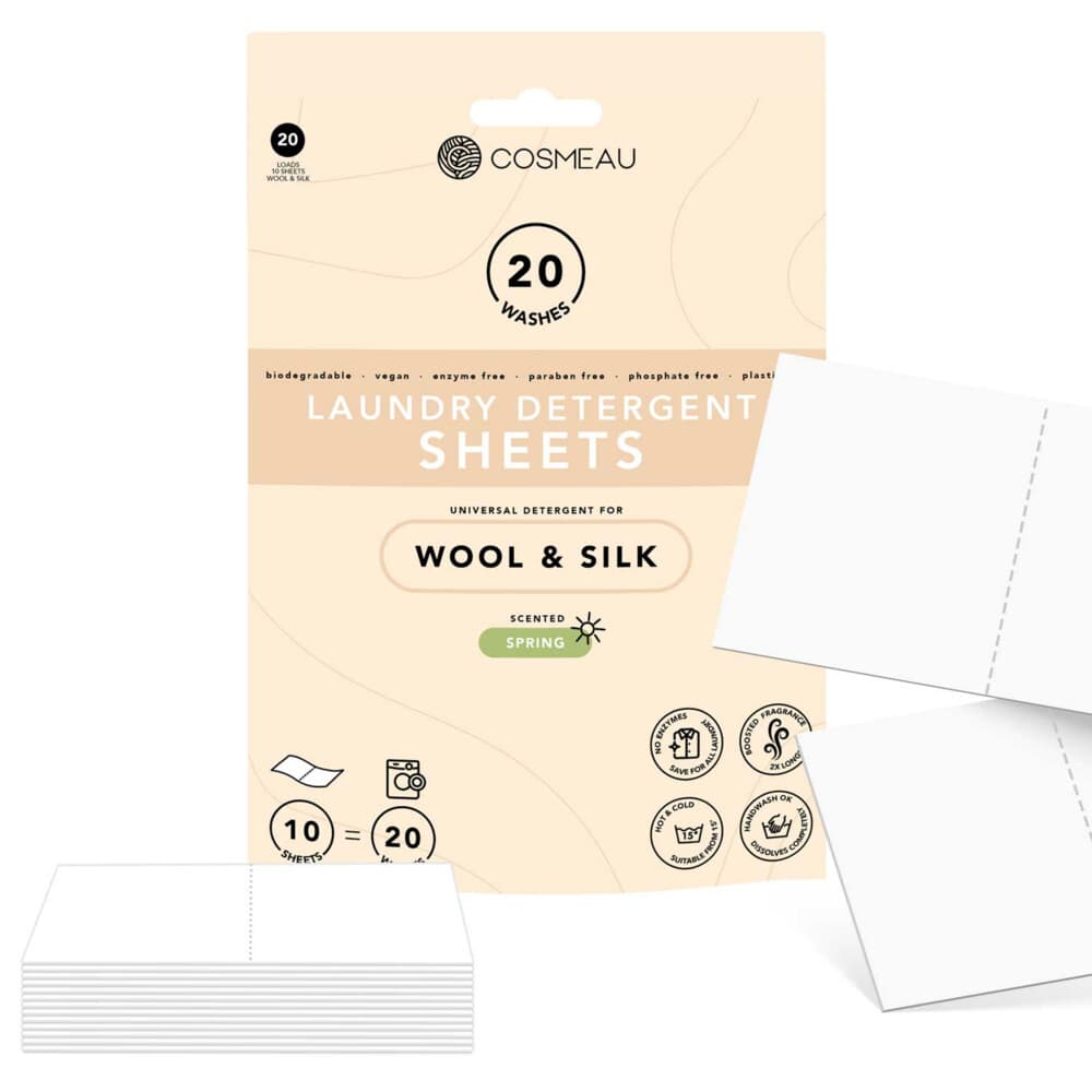 Cosmeau Wasstrips Wol&Zijde 20 wasbeurten