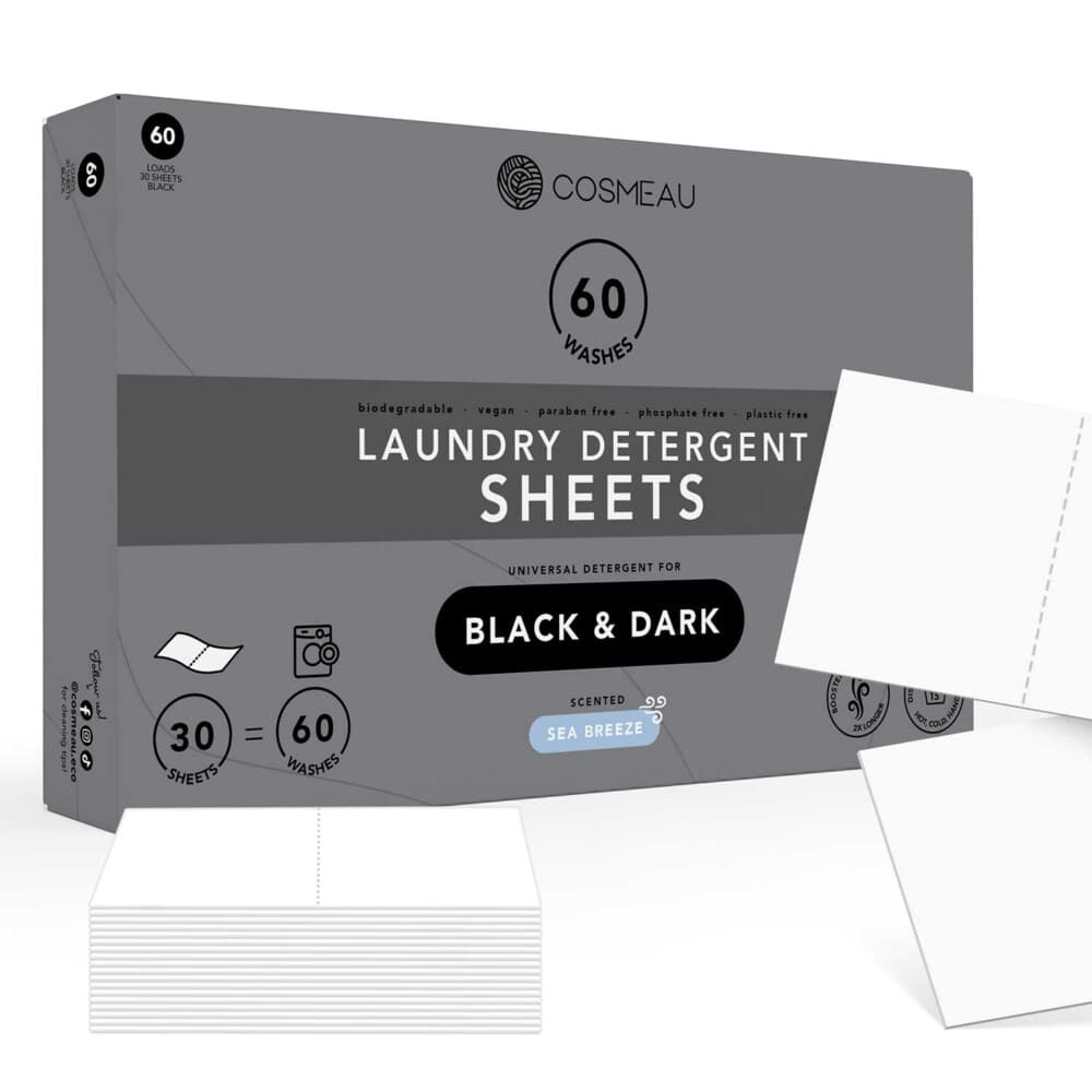 Cosmeau Wasstrips Zwart&Donker 60 wasbeurten