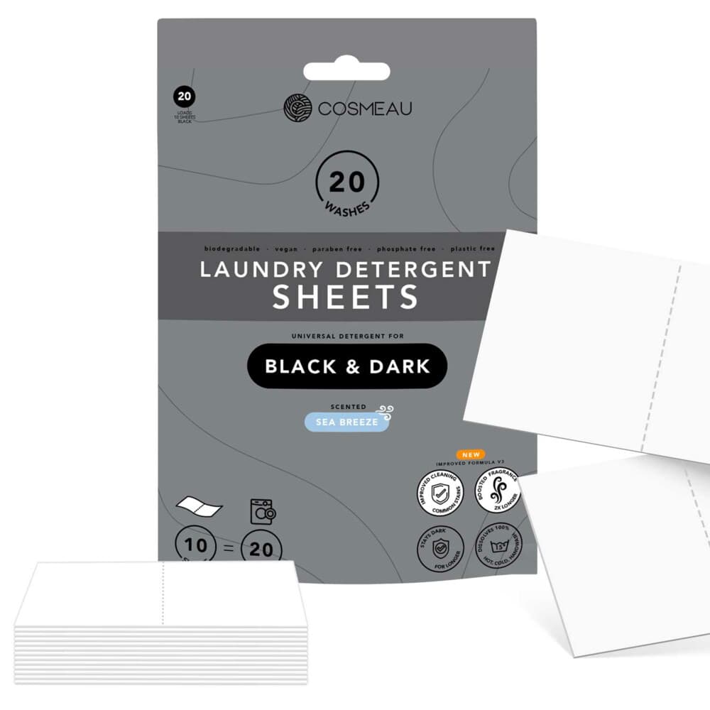 Cosmeau Wasstrips Zwart&Donker 20 wasbeurten