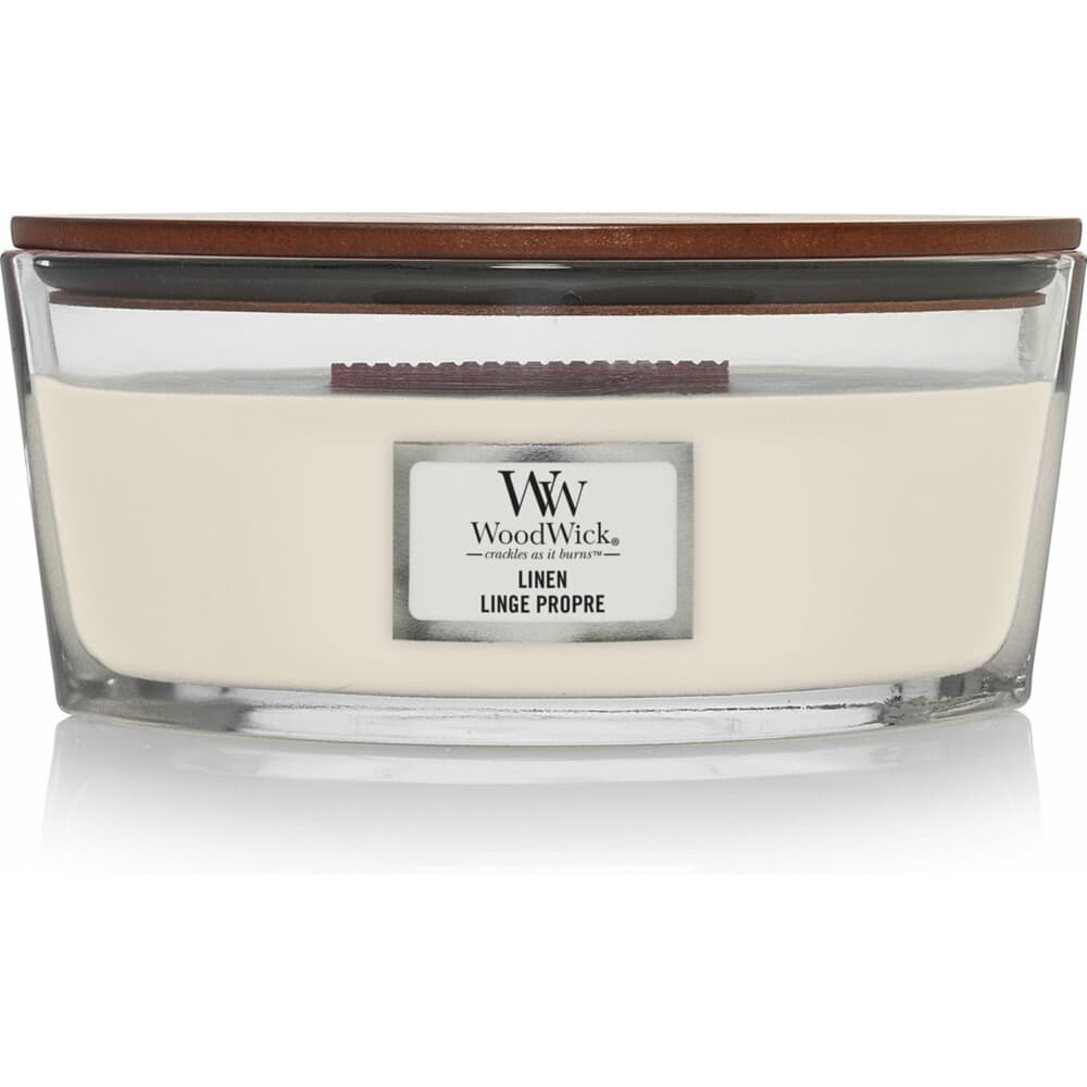 WoodWick Geurkaars Ellipse Linen 454 gr