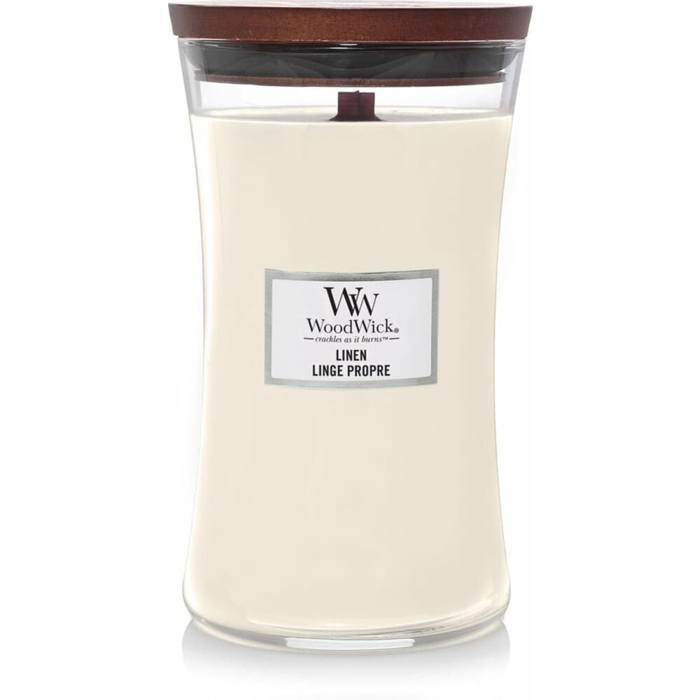 WoodWick Geurkaars Large Linen 611 gr