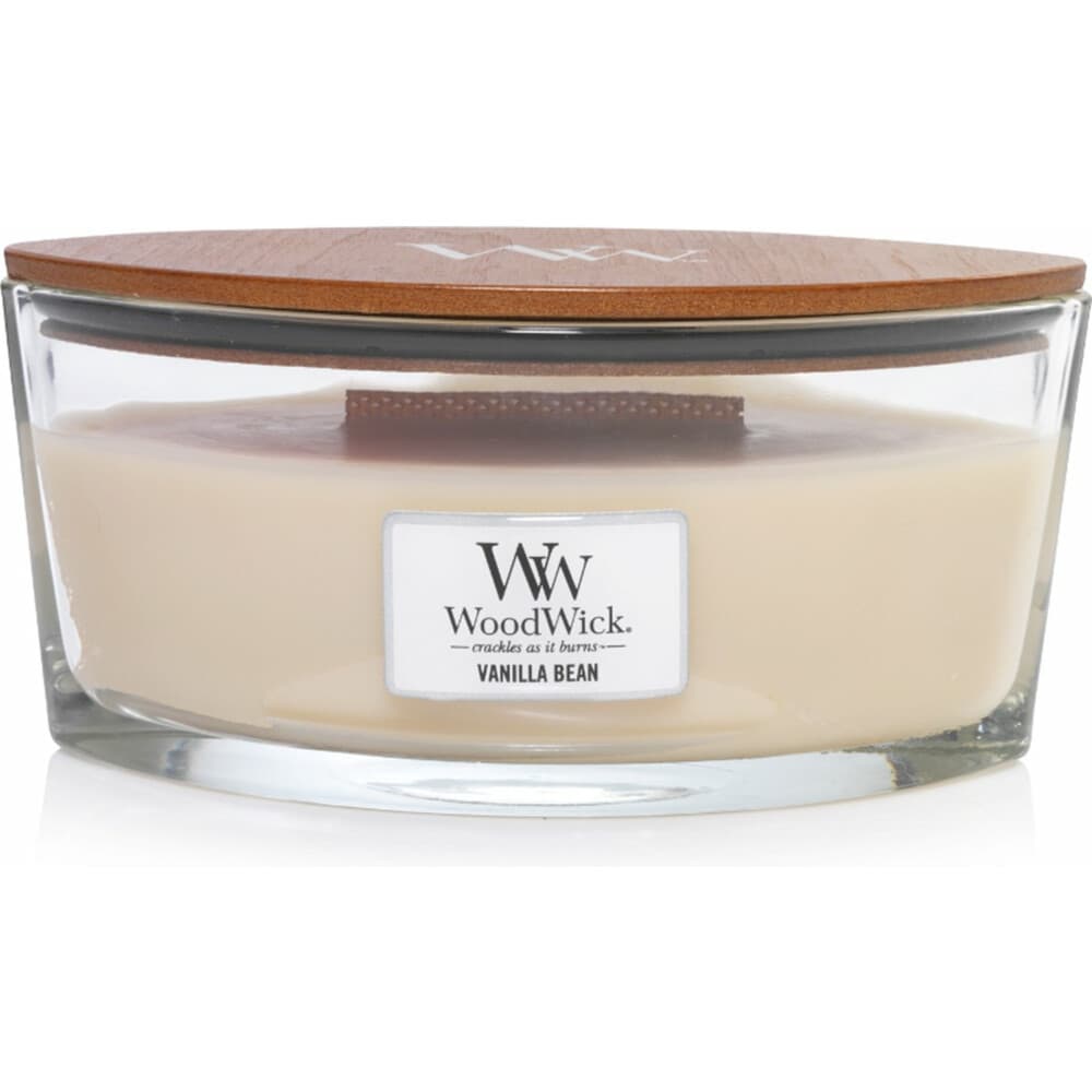 WoodWick Geurkaars Ellipse Vanilla Bean 454 gr