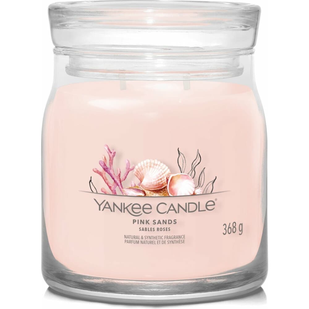 Yankee Candle Geurkaars Medium Jar Pink Sands 368 gr