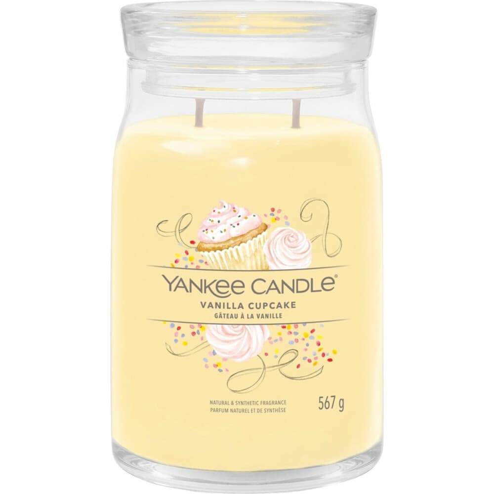 Yankee Candle Geurkaars Large Jar Vanilla Cupcake 567 gr