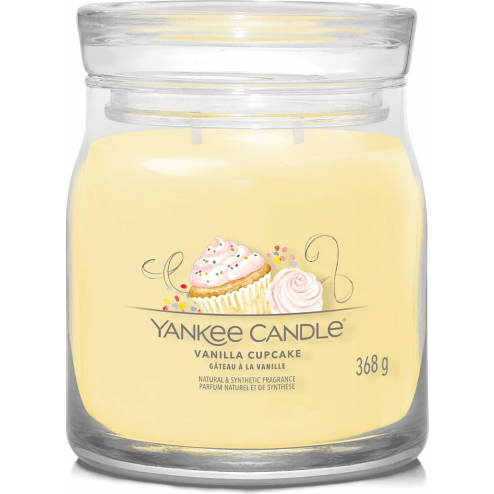 Yankee Candle Geurkaars Medium Jar Vanilla Cupcake 368 gr