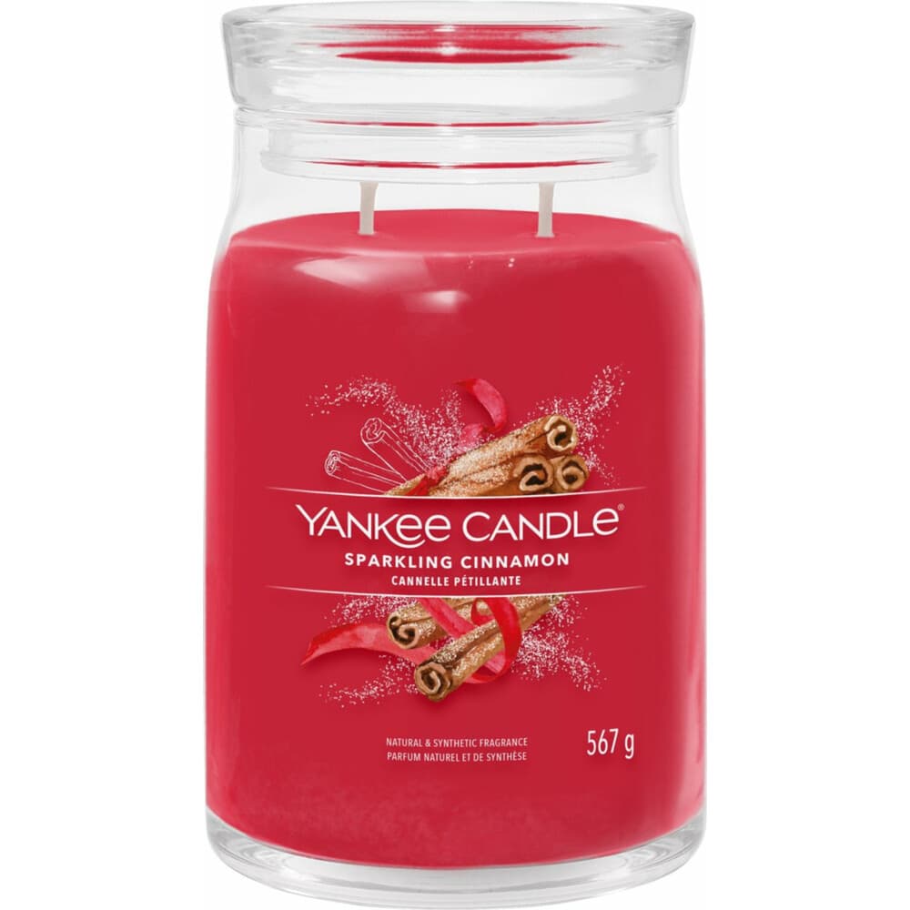 Yankee Candle Geurkaars Large Jar Sparkling Cinnamon 567 gr