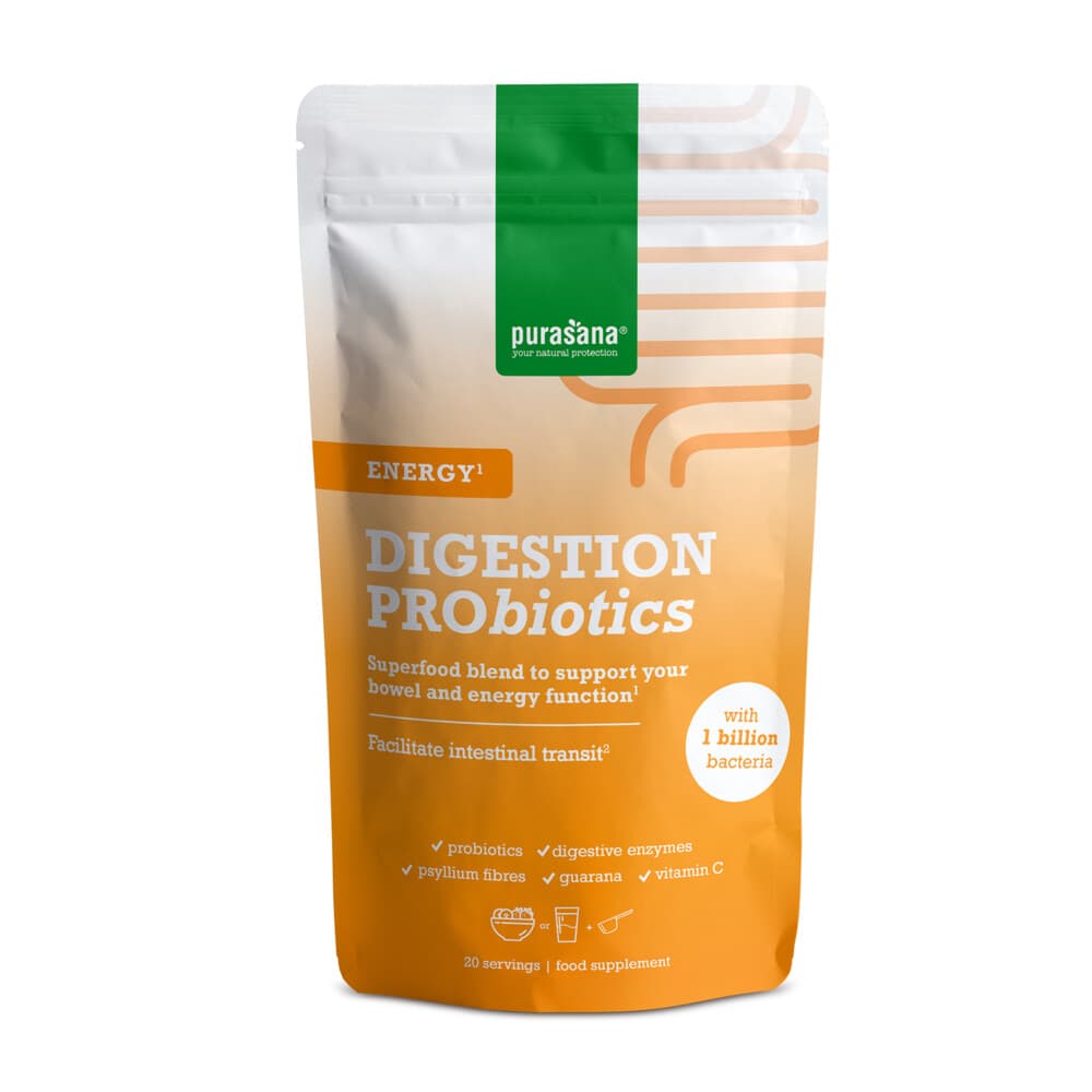 Gratis Verzending: 2x Purasana Digestion Pro Energy 140 gr