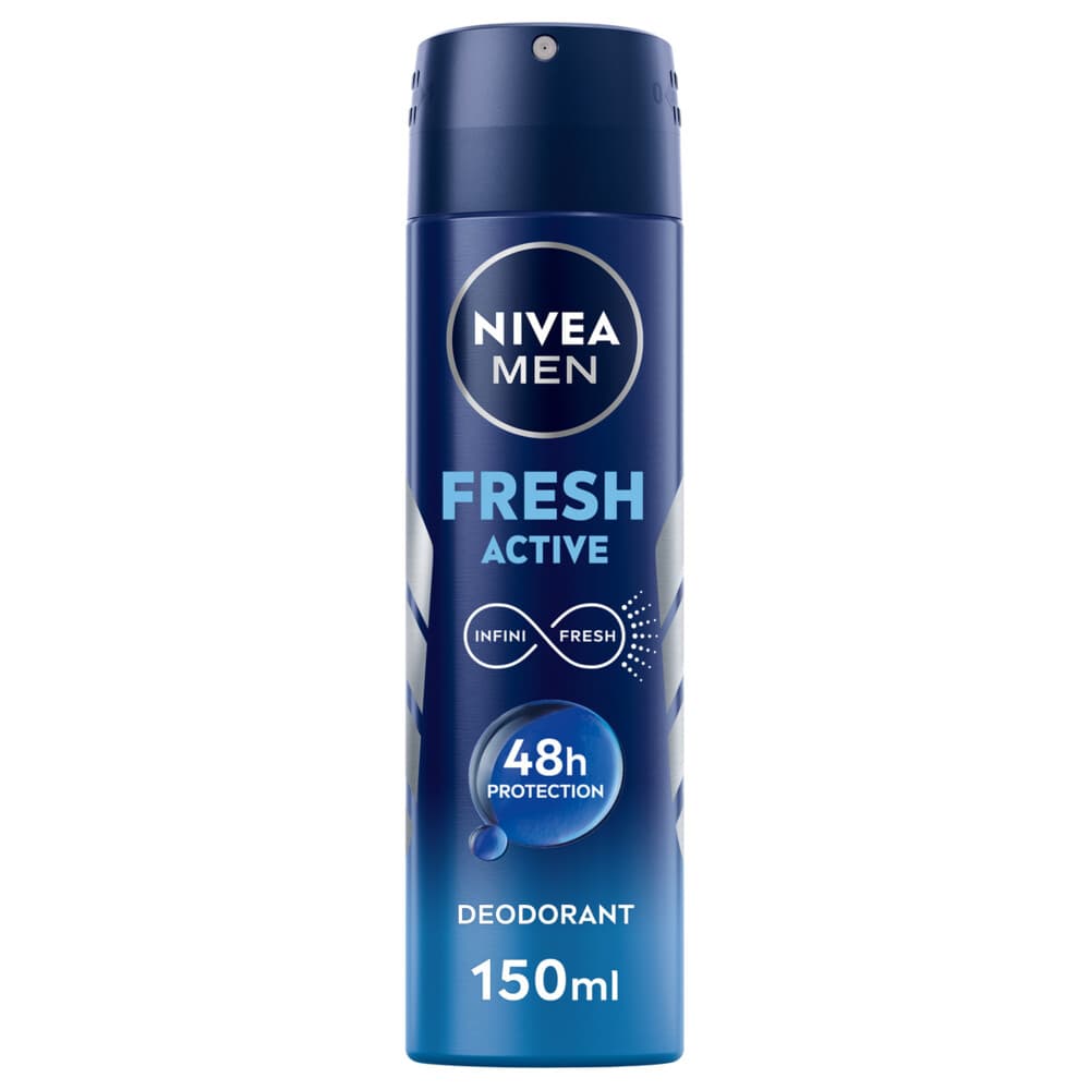 1+1 gratis: NIVEA Men Deodorant Spray Fresh Active 150 ml