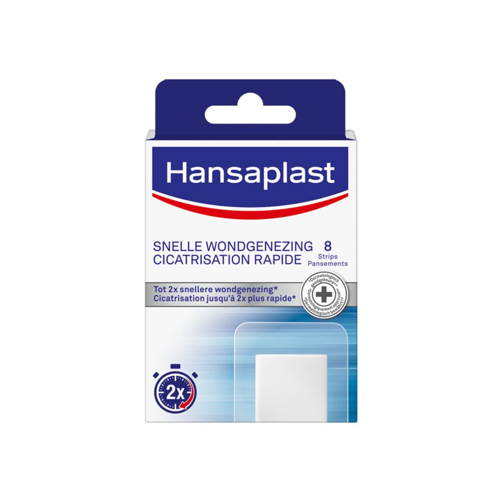 2e halve prijs: Hansaplast Snelle Wondgenezing Groot 8 stuks