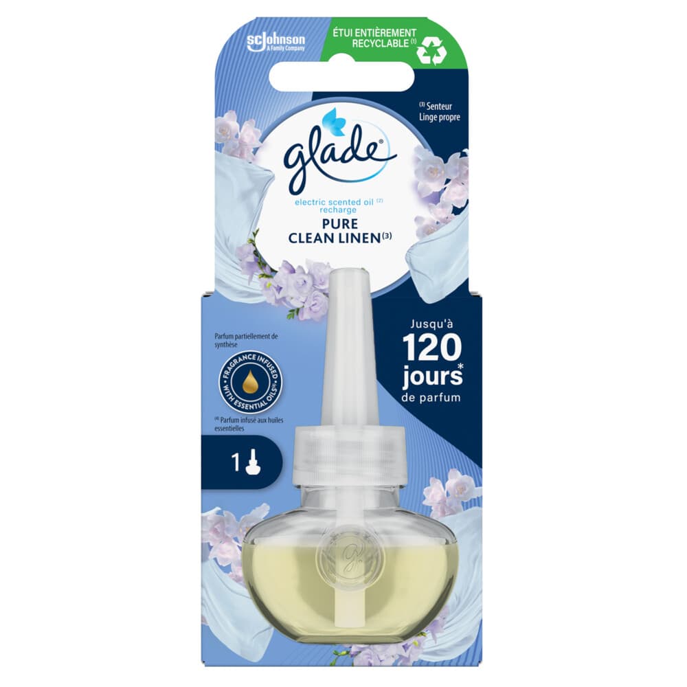 Glade Electric Scented Oil Navulling Pure Clean Linen