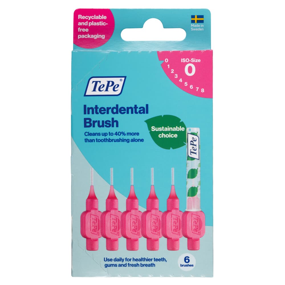 TePe Interdentale Ragers Original 0,4 mm Roze 6 stuks