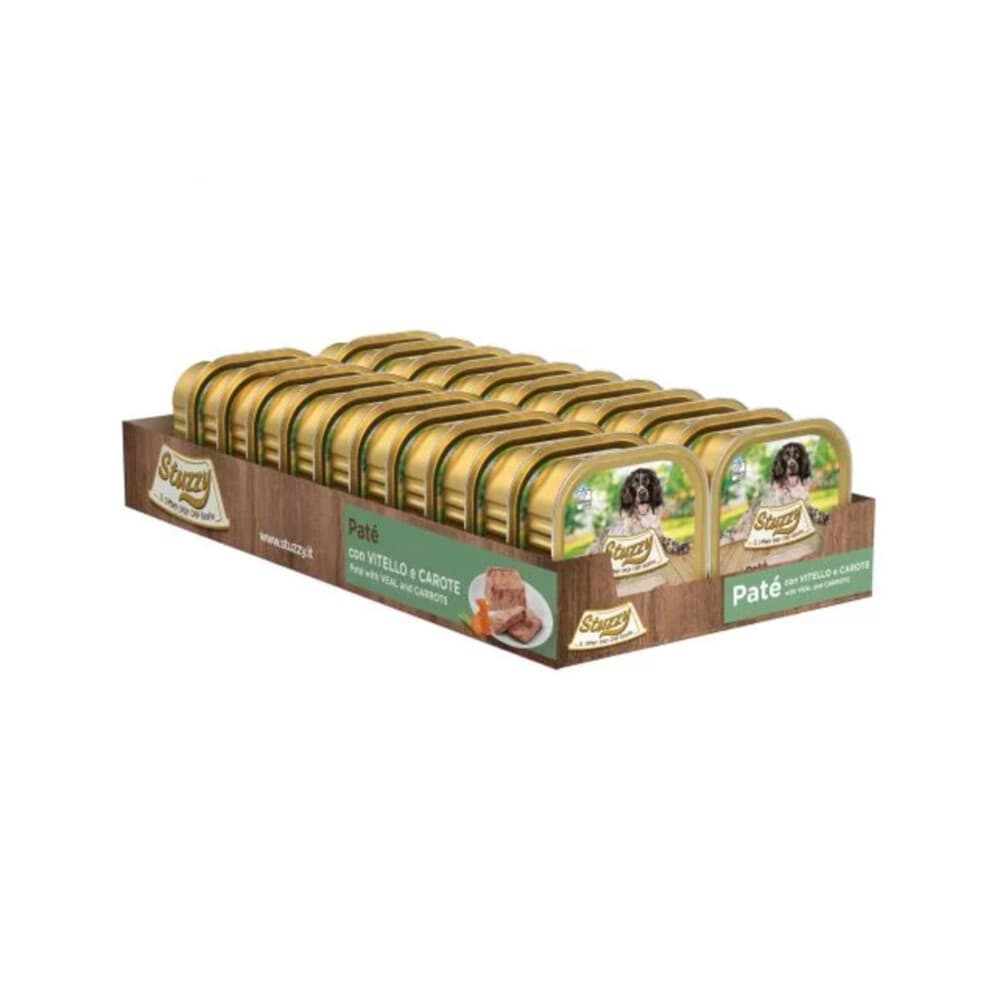 22x Stuzzy Hondenvoer Paté Kalf 150 gr