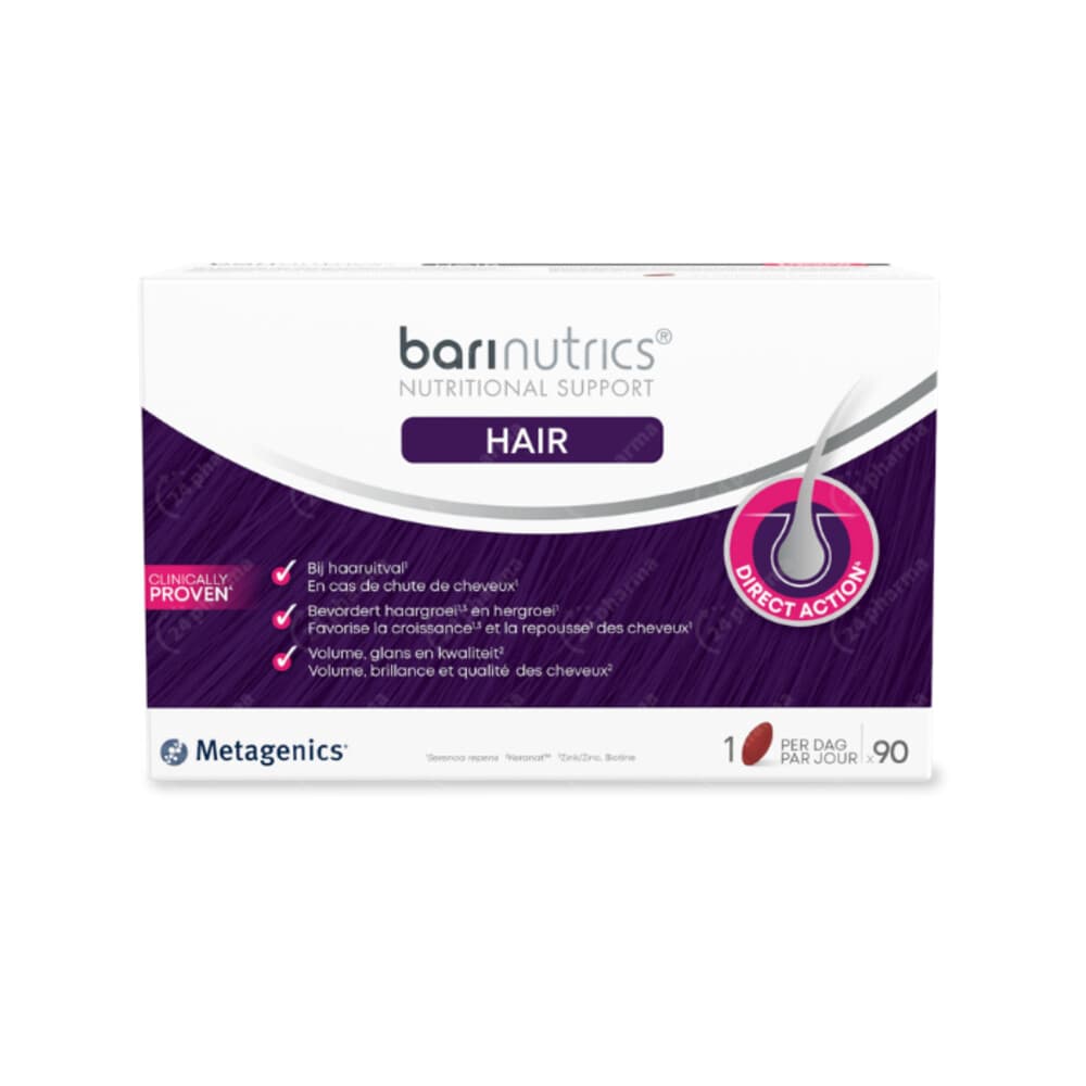 Gratis Verzending: Metagenics Barinutrics Hair 90 softgels