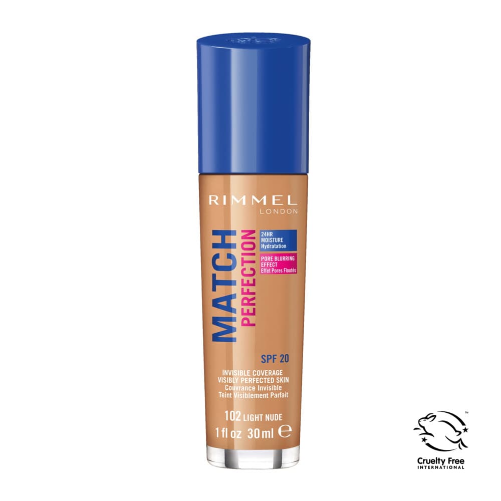 Rimmel Match Perfection Foundation Ivory Nude 102 30 ml