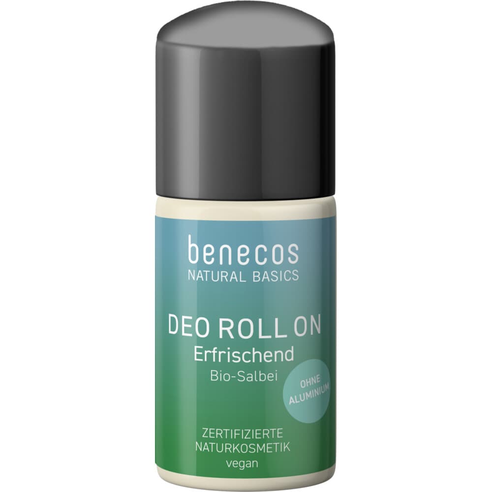 Benecos Natural Basics Deodorant Roller Refreshing Organic Clary Sage Water 50 ml