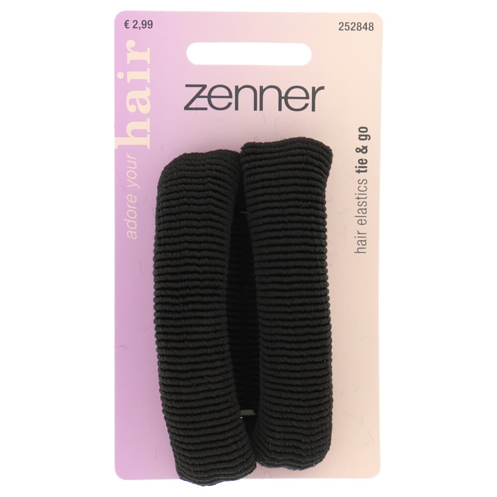 Zenner Elastiek Donut Roll-up Zwart 2 stuks